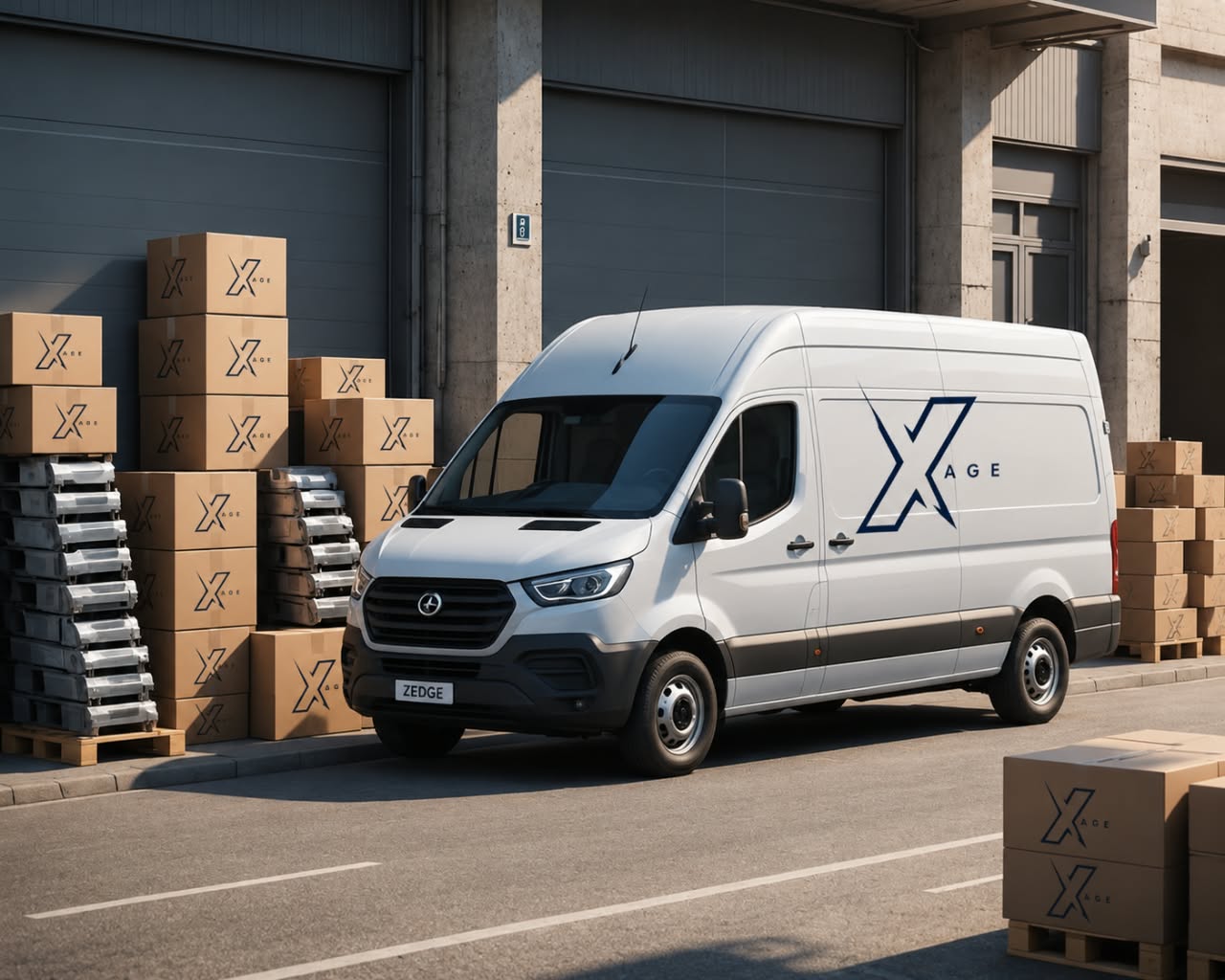 Xage Moving van ready for a relocation